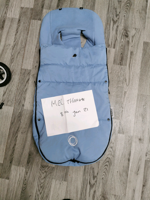 bugaboo ice blue footmuff